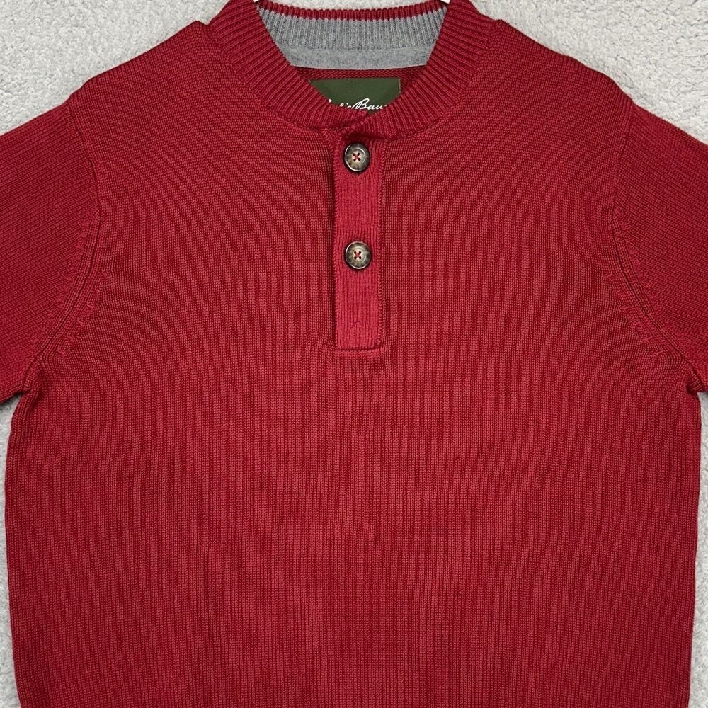 Eddie Bauer Red Crewneck Sweater